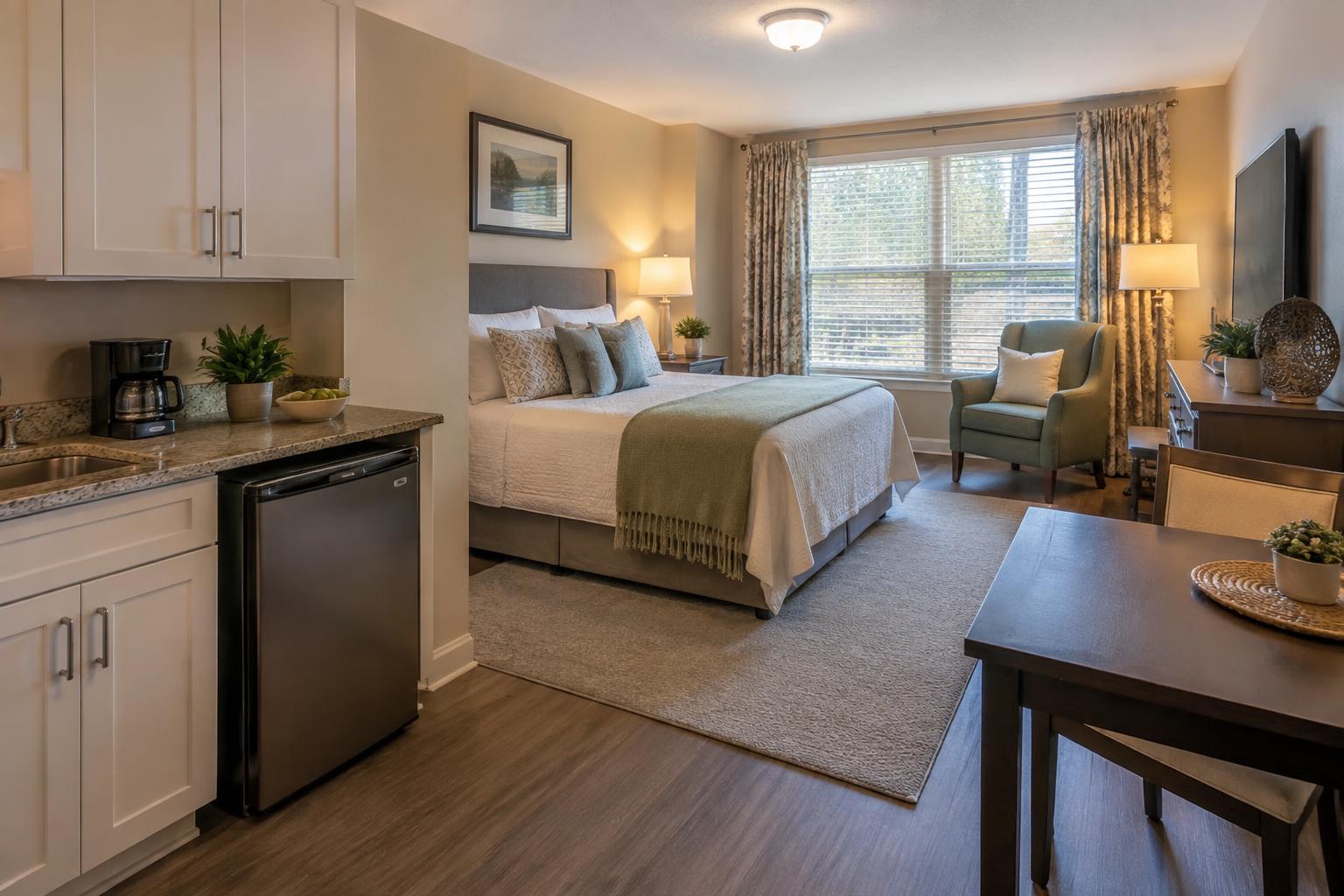 A one bedroom apartment at Dov Luxury Living