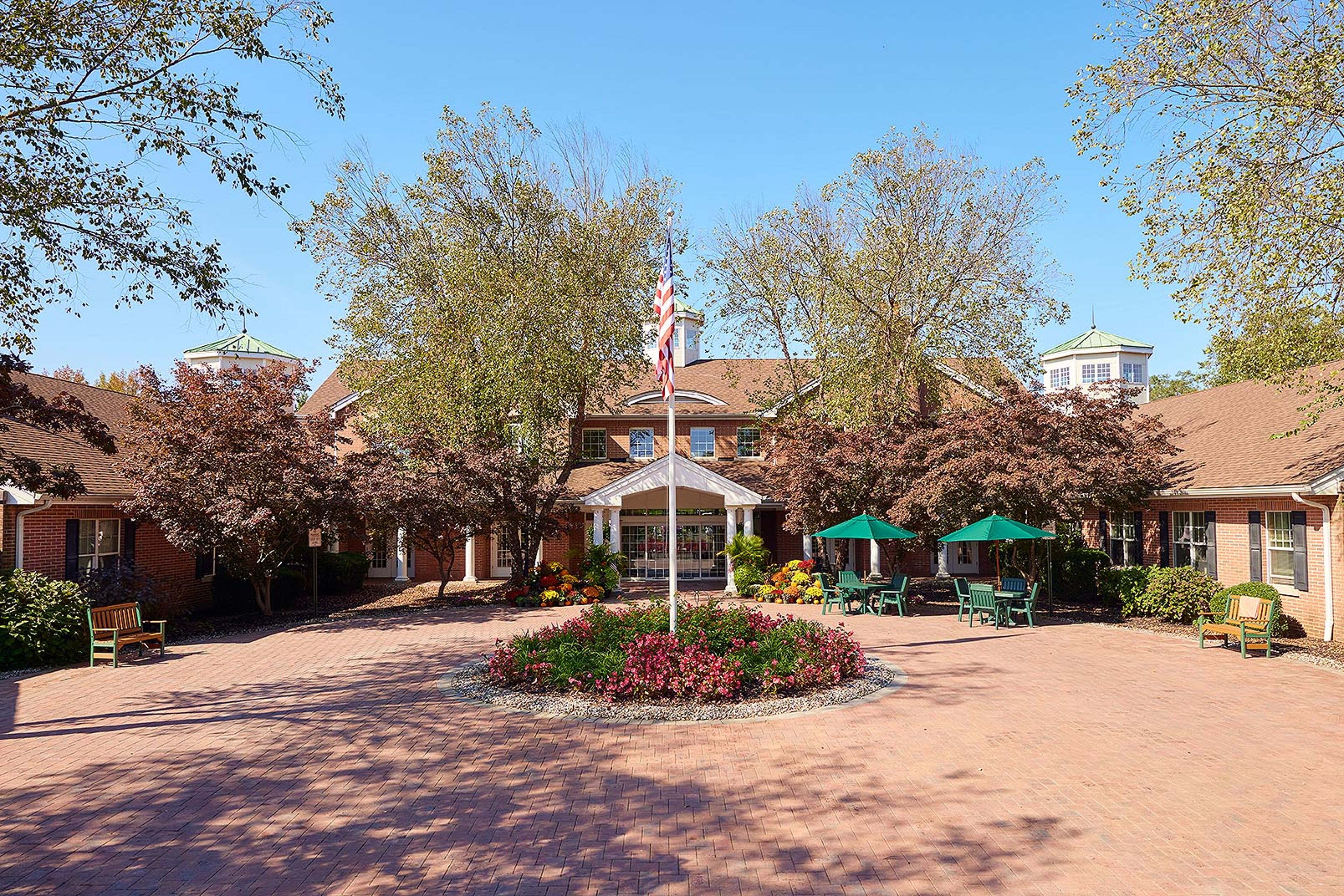 The outside of Brandywine Living at Reflections at Colts Neck in Colts Neck