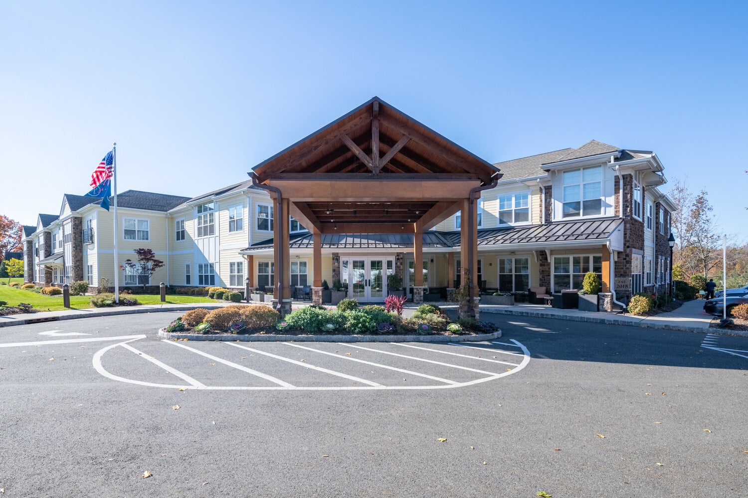 The outside of Arbor Terrace Norwood in Norwood