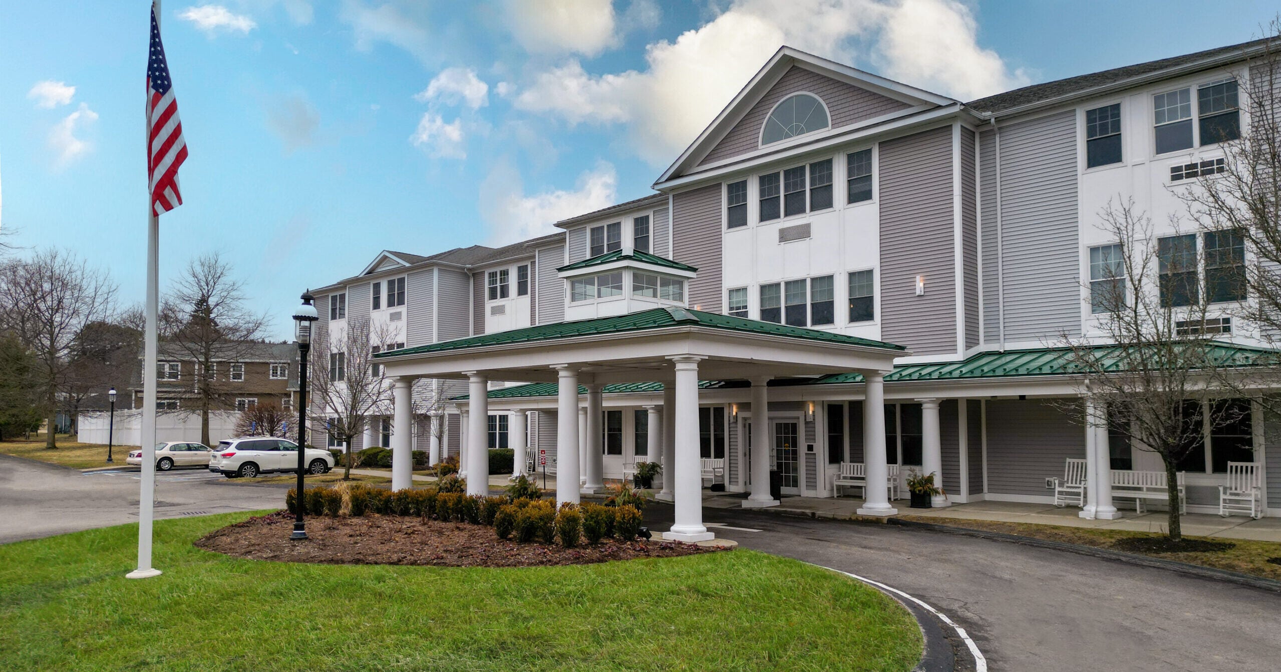 The outside of Senior Living Residences Marlboro in Morganville