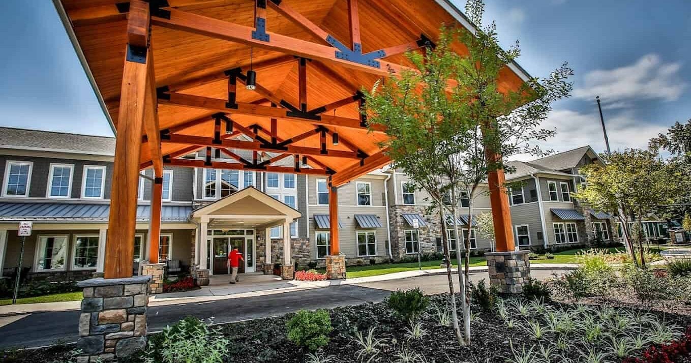 The outside of Senior Living Residences Marlboro in Morganville