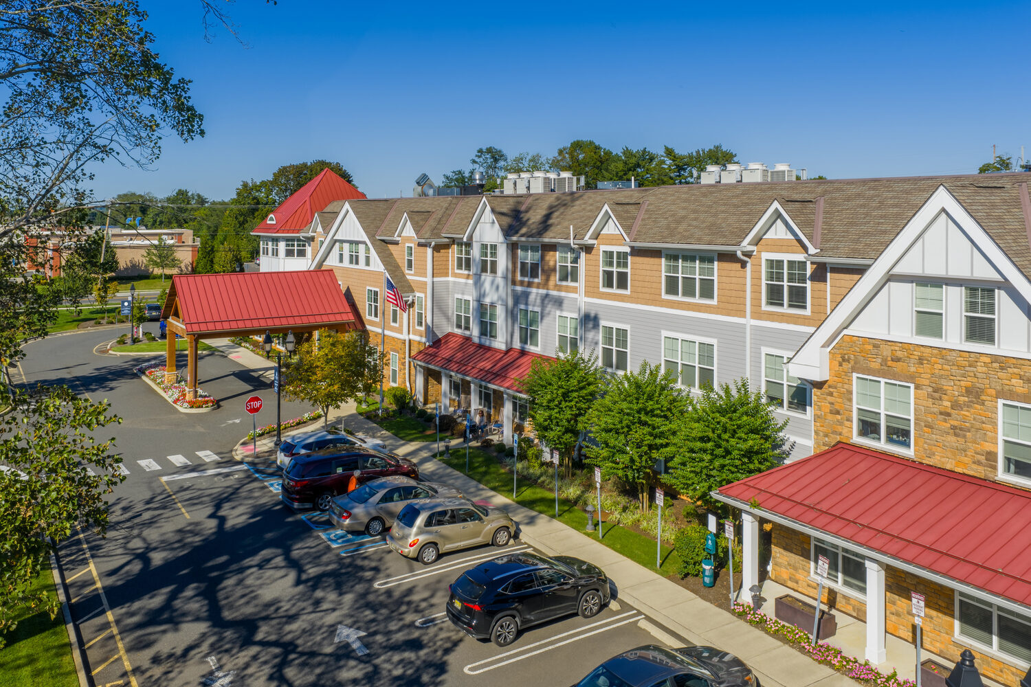 The outside of Arbor Terrace Monmouth in Shrewsbury