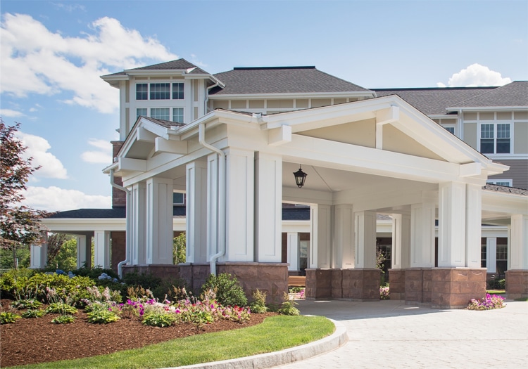 The outside of The Residence at Cherry Hill in Cherry Hill