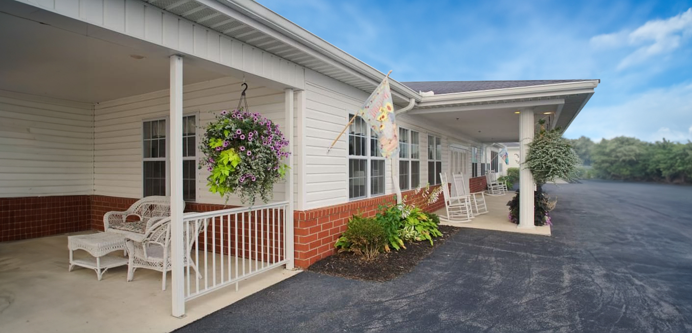 The outside of Woodview Estates in Mays Landing