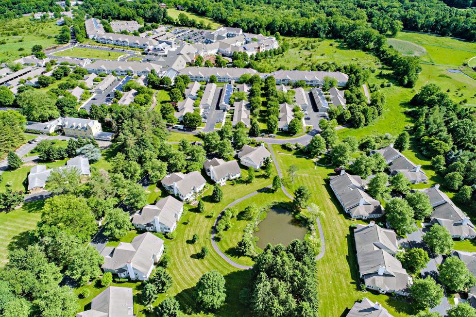 The outside of Assisted Living at Fellowship Village in Basking Ridge