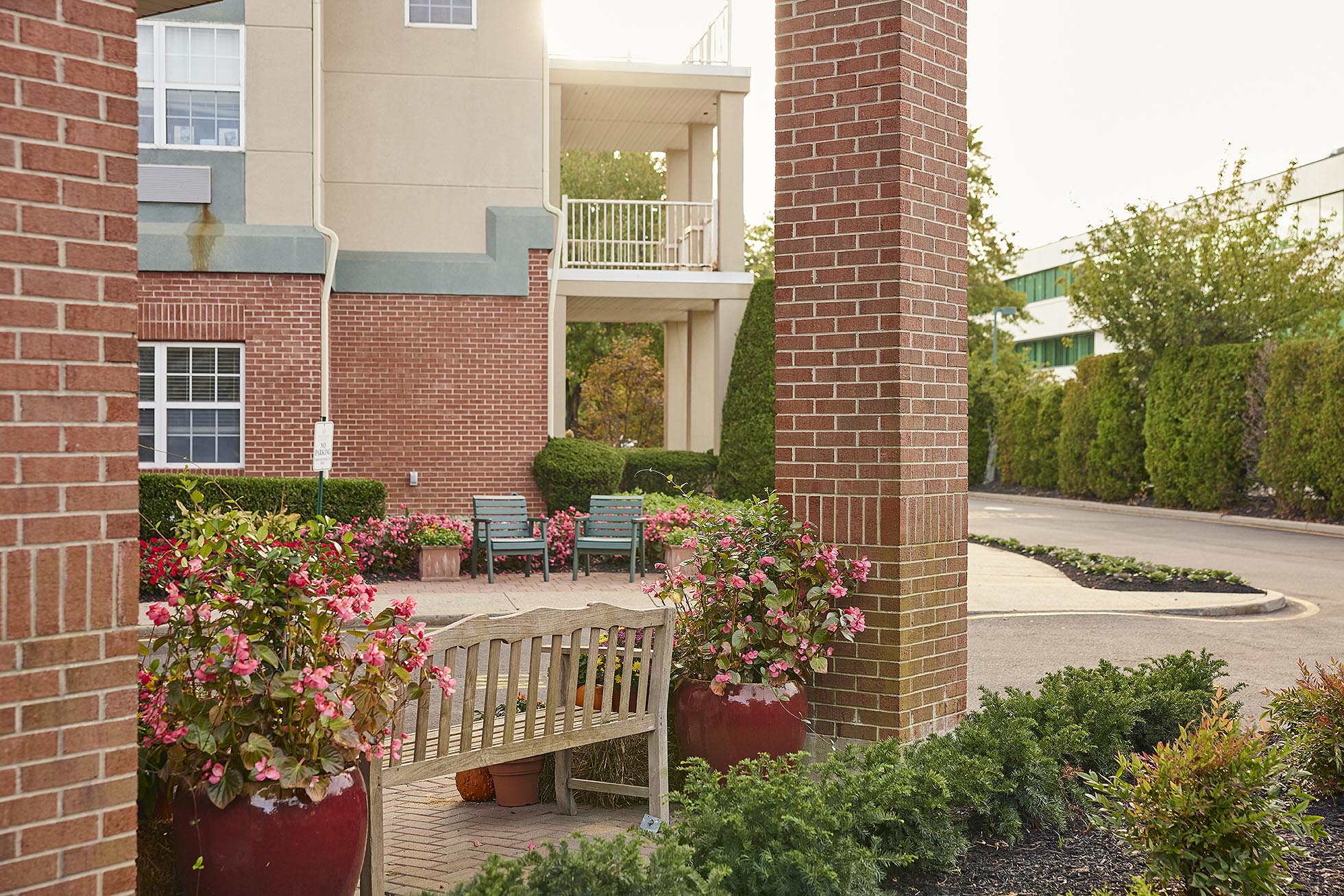 Outdoor seating to enjoy the fresh air