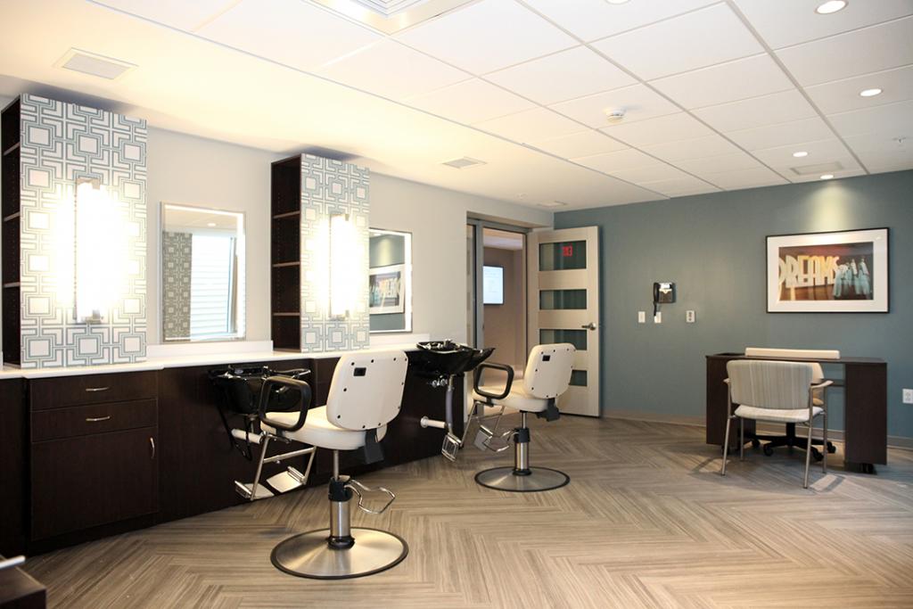 Our beauty salon provides professional salon services for our residents. | Photo by Jay Brady Photography